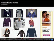 Tablet Screenshot of deshabillez-vous.fr